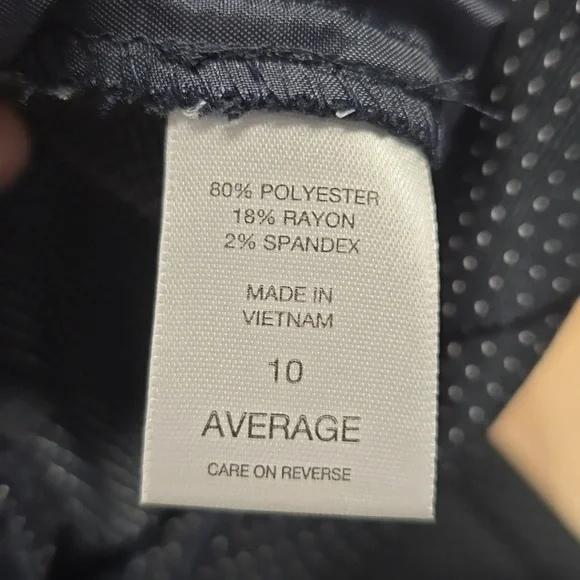 {New York & Co.} Womens Black Polka Dot Mid Rise Dress Pants - Size 10 - Picture 13 of 13